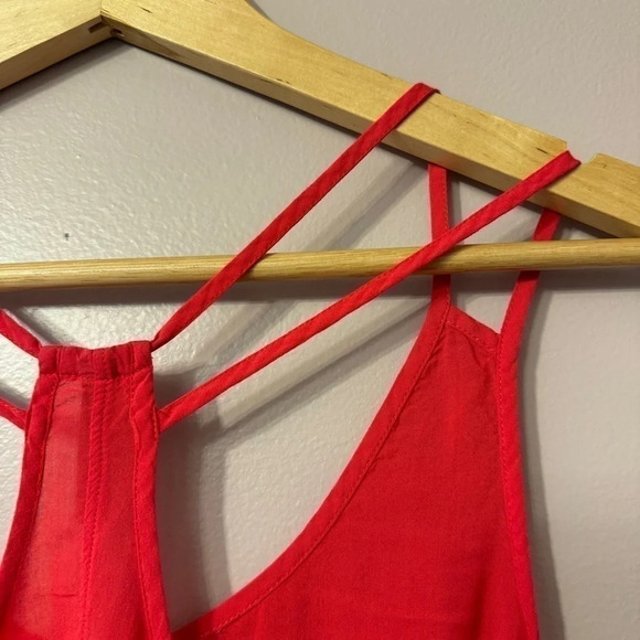 Aritzia Talula Red Strappy Top Womens Size XS - Picture 7 of 8